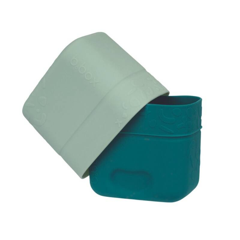 Silikonowe pojemniczki na przekąski, 2 szt., Forest, b.box