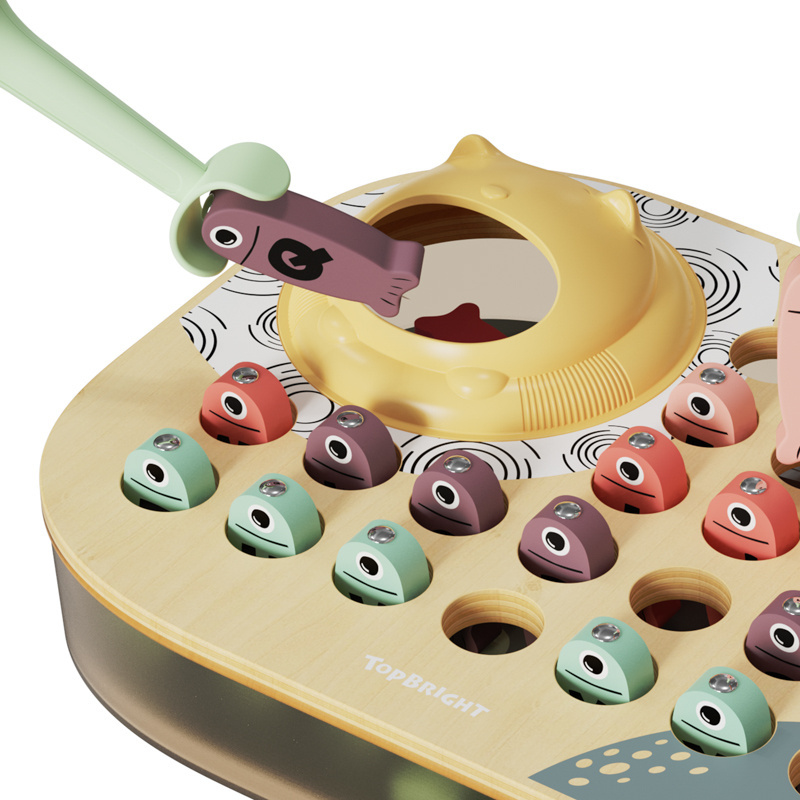 Topbright Łowimy rybki ABC gra zręcznościowa na magnes – nauka liter 24 mies.+