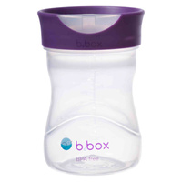 B.box Kubek do nauki picia dla dziecka - kubek treningowy plastikowy 240 m winogronowy