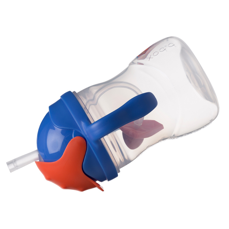 Superman by b.box bidon dla dzieci - kubek niekapek ze słomką 240 ml 