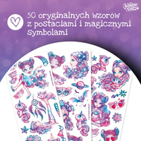 Nebulous Stars Błyszczące tatuaże dla dzieci Nebulia 50szt. 7+ 