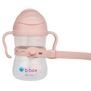 B.box Smycz do bidonu ze słomką Blush