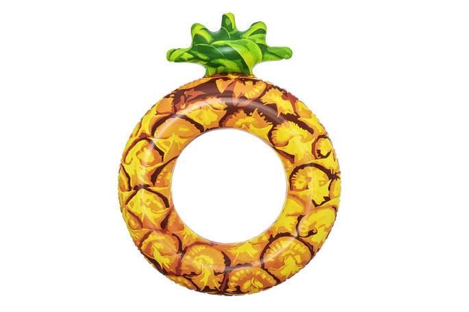Kółko do pływania dla dzieci, ananas, 119/116 cm, 12+, Summer Fruit, Bestway