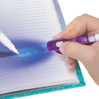 Nebulous Stars Pamiętnik na kłódkę - z niewidzialnym pisakiem i latarką UV do odczytywania 7+ Isadora, OUTLET