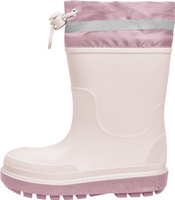 Kalosze dziecięce z ociepleniem i ściągaczem, różowe, Playshoes