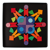 Układanka magnetyczna Kształty Geometryczne i Klejnoty, 6+, Grimm's