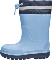 Kalosze dziecięce z ociepleniem i ściągaczem, niebieskie, Playshoes