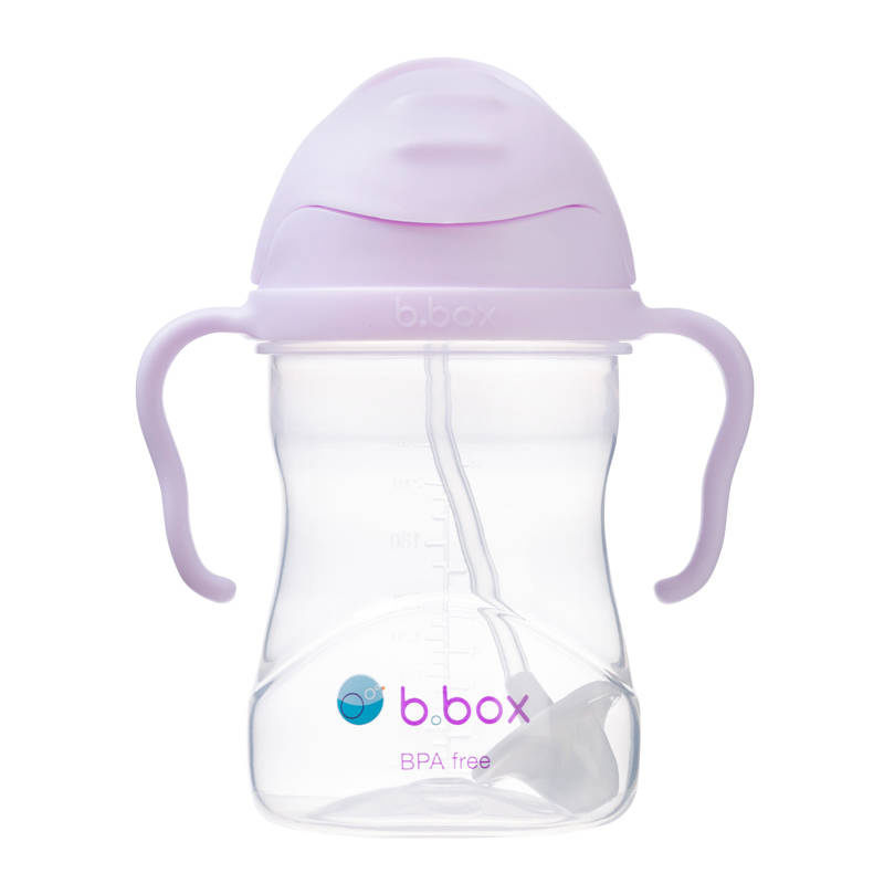 B.box bidon dla dzieci - kubek niekapek ze słomką 240 ml Gelato Boysenberry