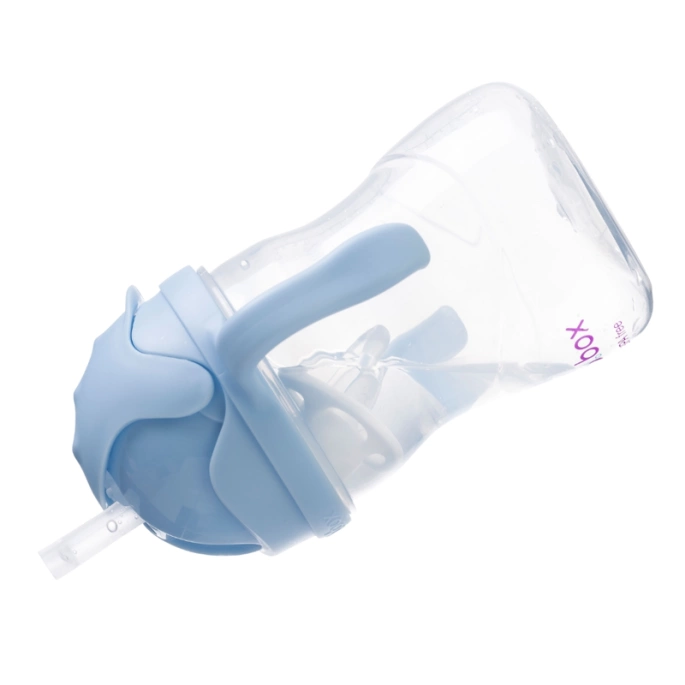 ZESTAW b.box, bidon ze słomką 240 ml, pastelowe kolory + kubek 360 treningowy dla dzieci