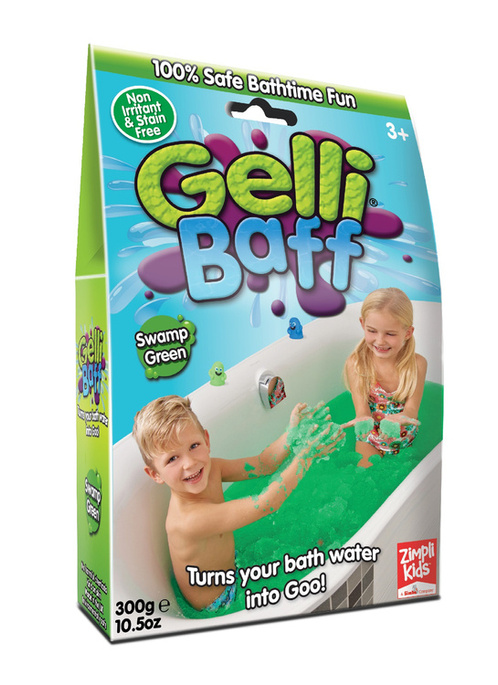 Magiczny proszek do kąpieli, Gelli Baff, zielony, 1 użycie, 3+, Zimpli Kids, OUTLET