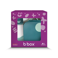 Zestaw Sportowa butelka tritanowa 450 ml + Mini Lunchbox, Emerald Forest, b.box