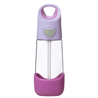 B.box Bidon dla dziecka - butelka na wodę ze słomką tritanowa 450 ml Sugar Plum