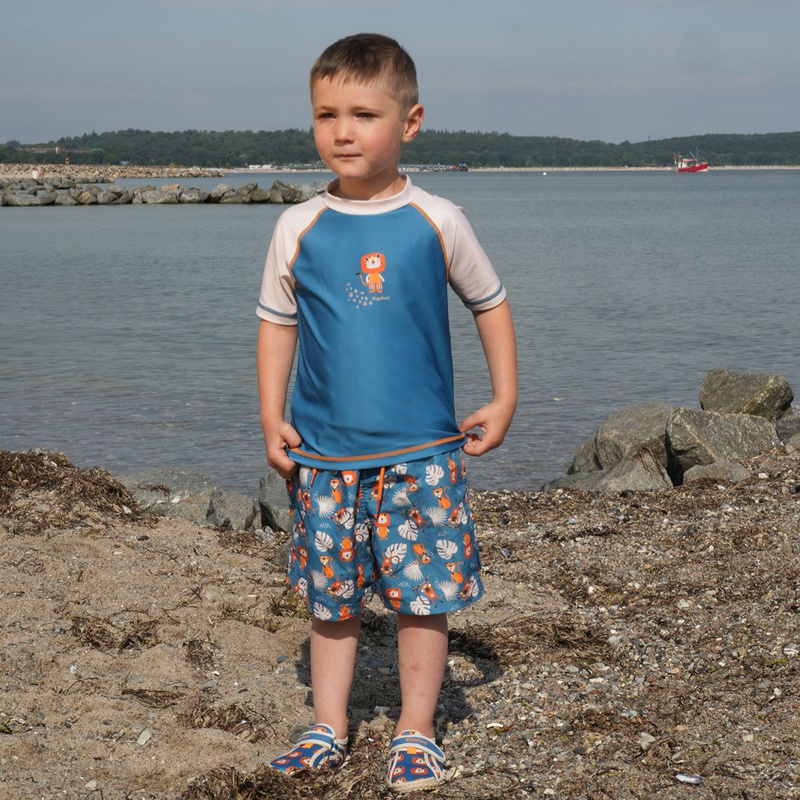 Playshoes Szorty kąpielowe chłopięce UV Dżungla