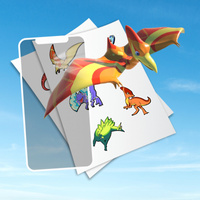 HoloToyz Naklejki AR Jurassic Dinos – dinozaury 3D
