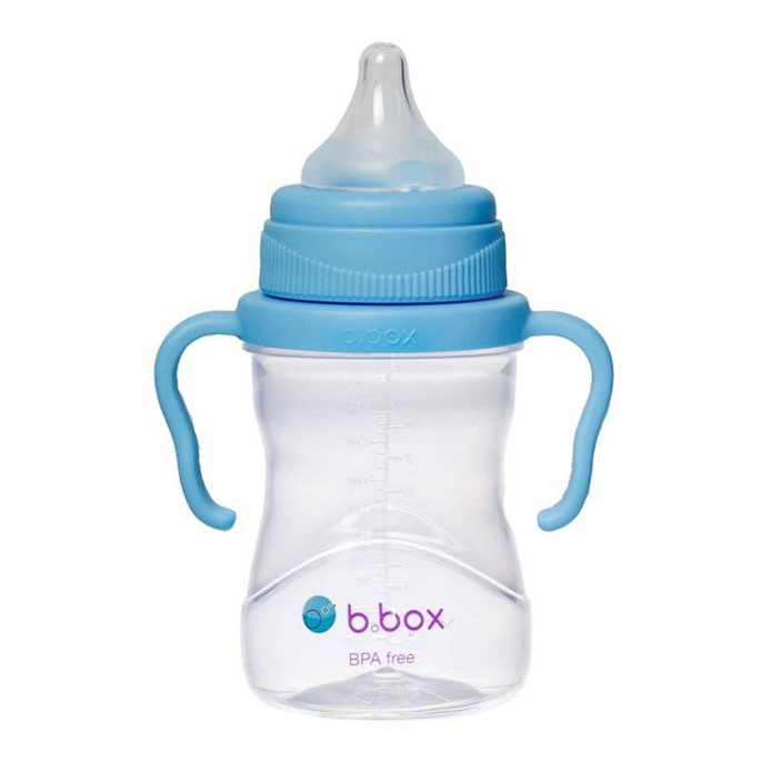 B.box kubek do nauki picia dla dziecka - zestaw 4w1 240 ml borówkowy