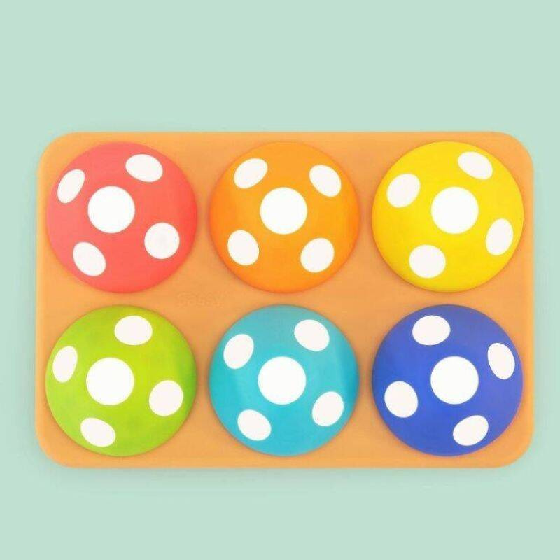 Sassy Psotne grzybki sorter dla dzieci – zabawka edukacyjna 12 mies.+, OUTLET
