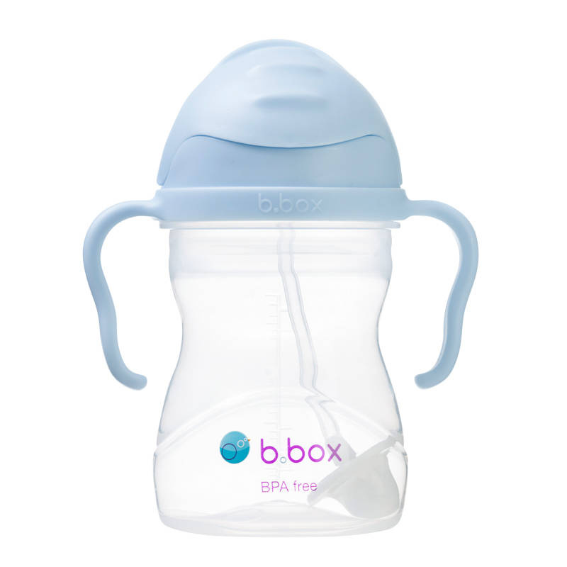 B.box bidon dla dzieci - kubek niekapek ze słomką 240 ml Gelato Bubblegum