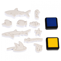 Stempelki dla dzieci, 10 szt., Ocean, 3+, Rex London