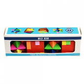 Gumki do ścierania, puzzle 3D, 4 szt. Dziki Niedźwiedź, 3+, Rex London, OUTLET