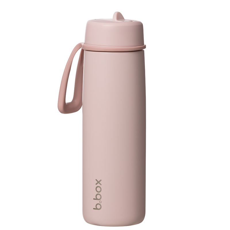 b.box Butelka termiczna ze stali nierdzewnej | składany ustnik 690 ml, Blush Crush