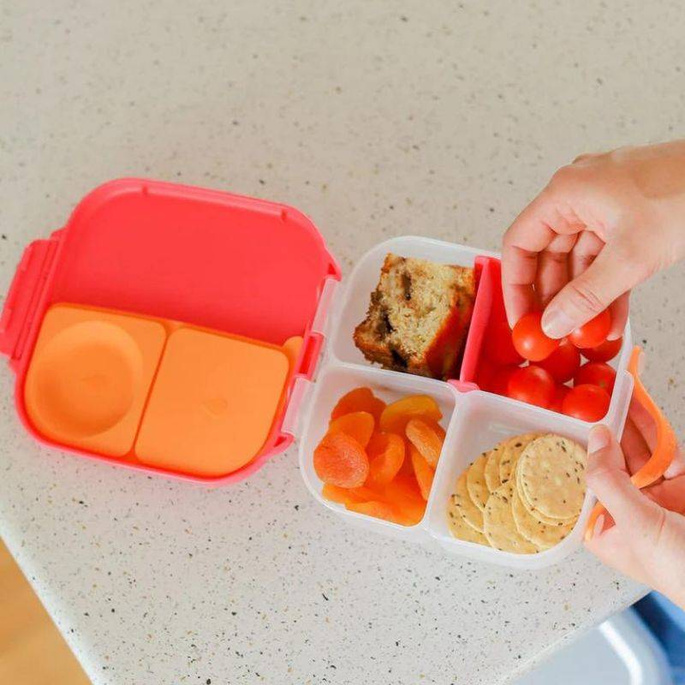 B.box lunchbox dla dzieci do szkoły - szczelna mini śniadaniówka z przegródkami Strawberry Shake