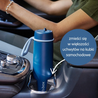 b.box Butelka termiczna ze stali nierdzewnej | składany ustnik 690 ml, Blush Crush