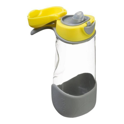 B.box Butelka na wodę - bidon z ustnikiem  dla dziecka tritanowy 450 ml Lemon Sherbet
