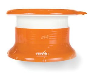 Nocnik podróżny, pomarańczowo-biały, Nuvita, OUTLET