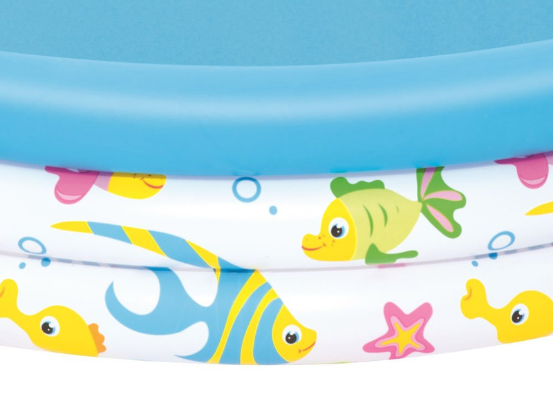 Dmuchany basenik dla dzieci, Rybki, 122x25cm, Bestway, OUTLET