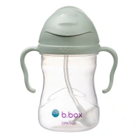 B.box bidon dla dzieci - kubek niekapek ze słomką 240 ml Sage