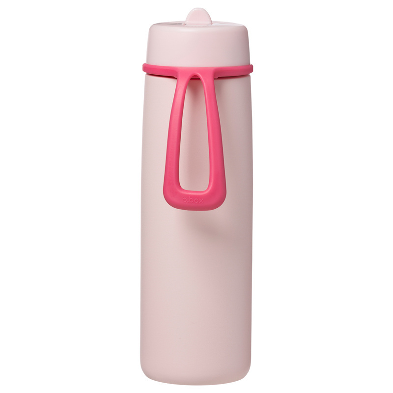 b.box Butelka termiczna ze stali nierdzewnej | składany ustnik 690 ml, Pink Paradise