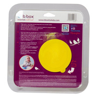 Silikonowa miseczka z przyssawką i łyżeczką, Lemon Sherbet, b.box OUTLET