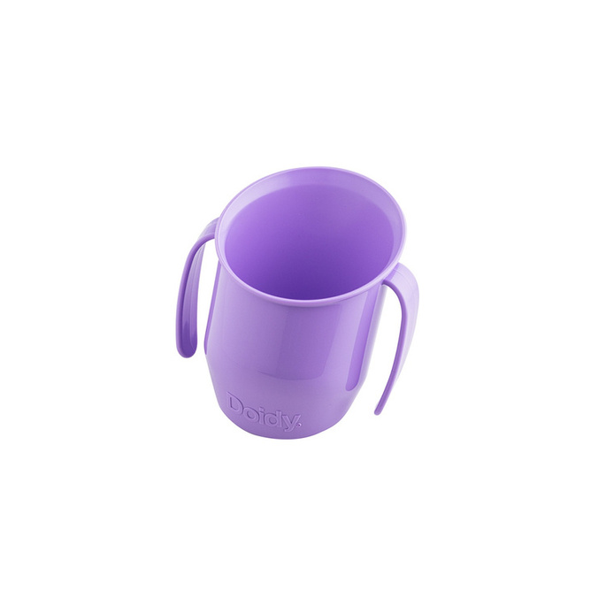 Zestaw bidon ze słomką 240 ml, boysenberry, b.box z zapasowymi słomkami oraz kubek, fioletowy, Doidy