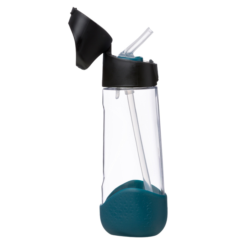 b.box Bidon dla dziecka - butelka na wodę ze słomką tritanowa 600ml Night Vision 