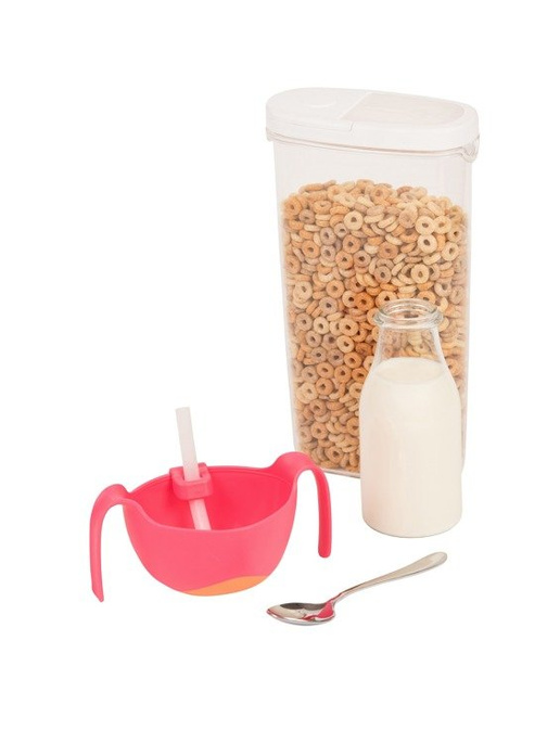 Miseczka ze słomką, Strawberry Shake, b.box OUTLET