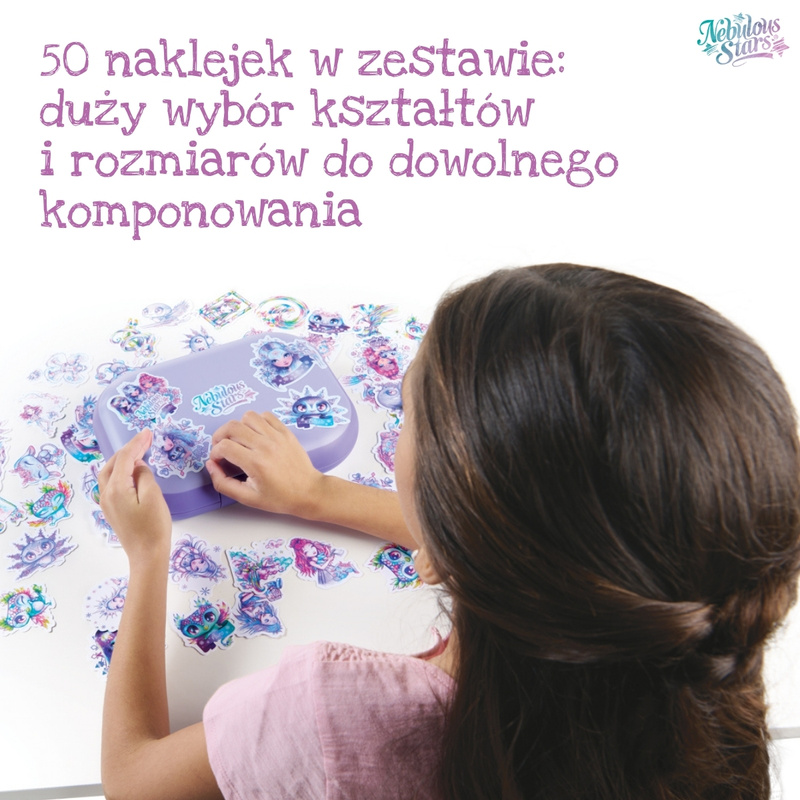Nebulous Stars Winylowe Naklejki Dekoracyjne - Paloma i Elana 50 sztuk 6+ 