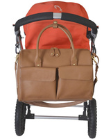 Torba dla mamy Loreto, naturalna skóra, PacaPod