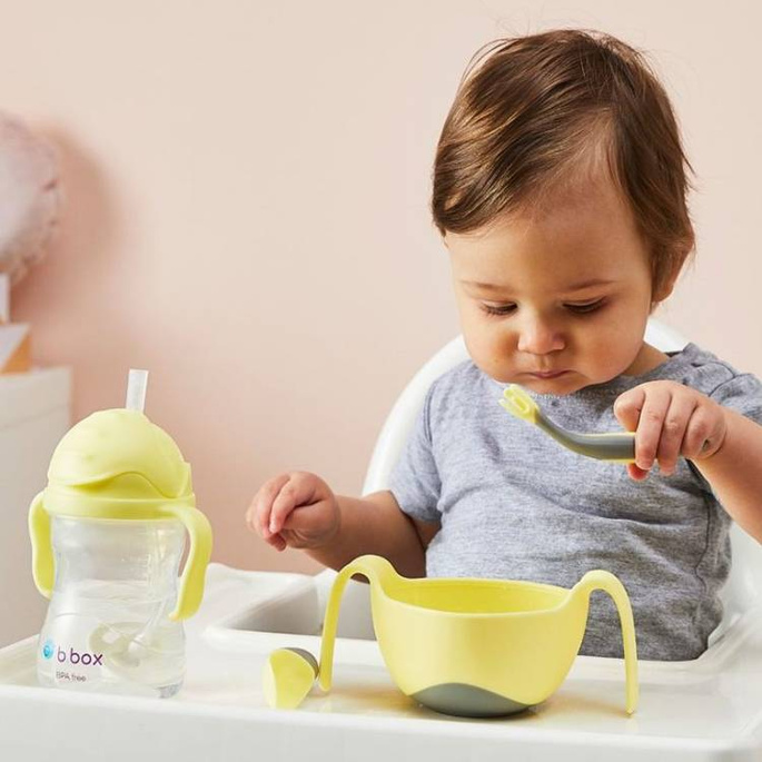 B.box bidon dla dzieci - kubek niekapek ze słomką 240 ml Gelato Bubblegum