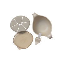 b.box miseczka 3w1: słomka, niewysypek, pojemnik, Latte