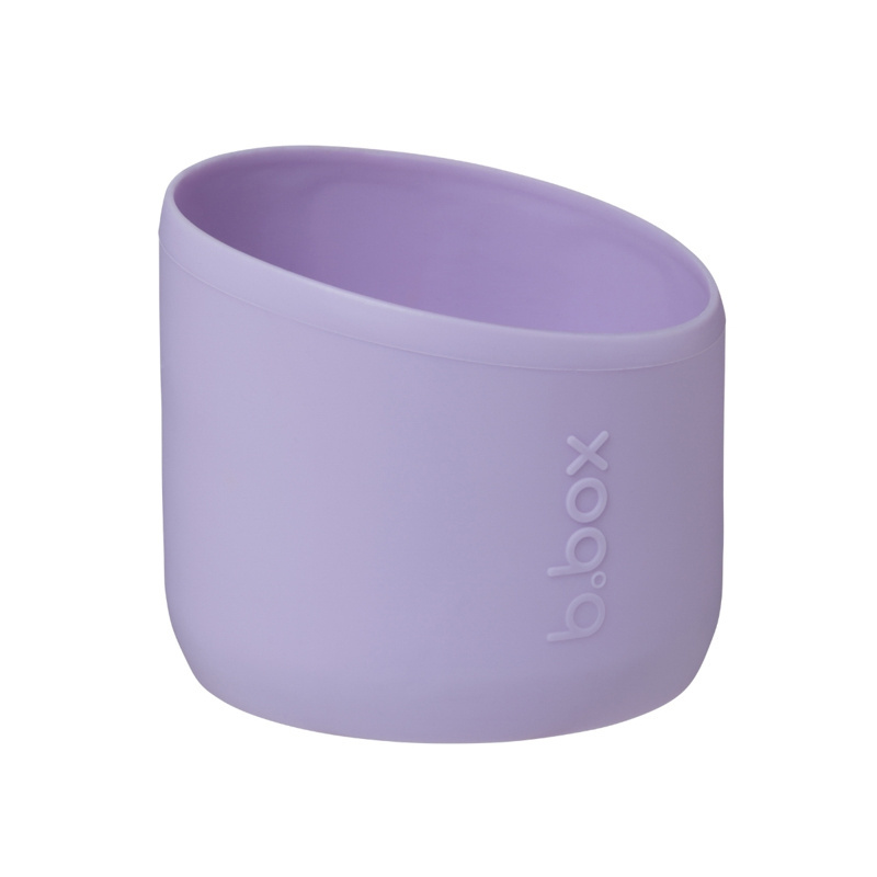 b.box Silikonowa nakładka ochronna na butelkę 1L, Lilac Love