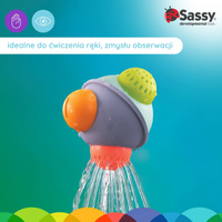Sassy Deszczowa piłka – zabawka kąpielowa 6m+