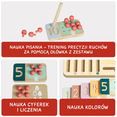 Topbright Liczę owoce Zabawka edukacyjna do nauki liczenia dla dzieci 36 mies.+