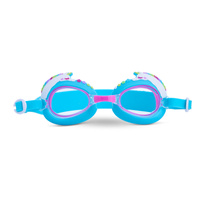 Aqua2ude Okulary do pływania dla dzieci – Uroczy jednorożec, turkus – anti-fog, ochrona UV, 3+