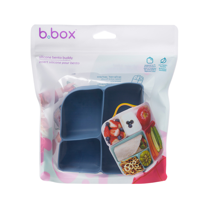 b.box Silikonowy wkład do lunchboxa z dodatkowymi przegródkami Ocean