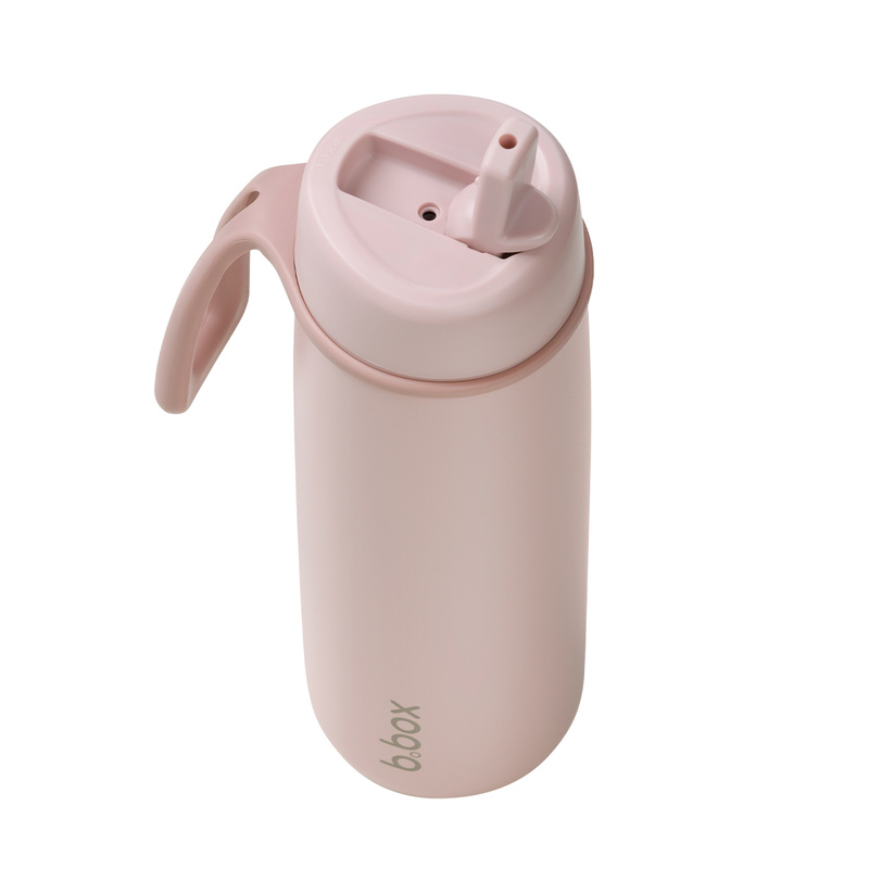 b.box Butelka termiczna ze stali nierdzewnej | składany ustnik 690 ml, Blush Crush