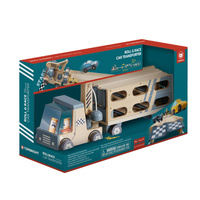 Topbright Roll&Race Zabawka dla dzieci 2w1 Transporter samochodów i tor wyścigowy 36m+, OUTLET