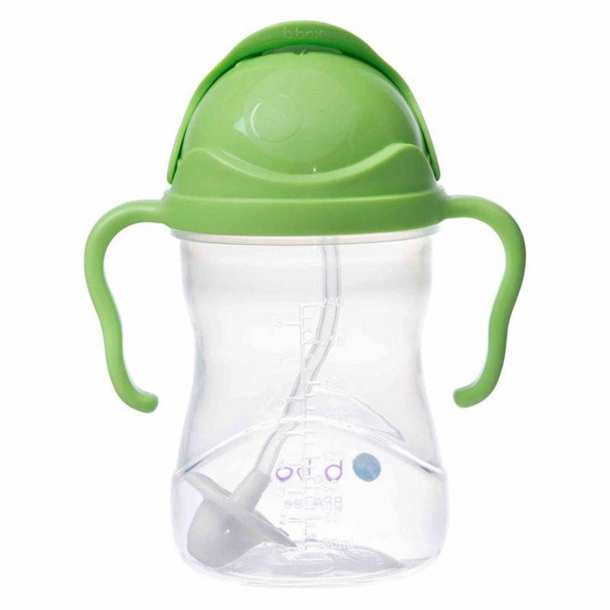 B.box bidon dla dzieci - kubek niekapek ze słomką 240 ml jabłkowy