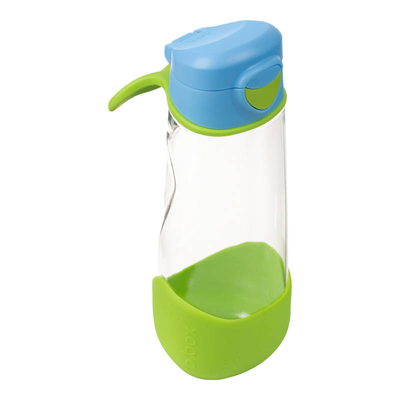 B.box Butelka na wodę - bidon z ustnikiem  dla dziecka tritanowy 600 ml Ocean Breeze