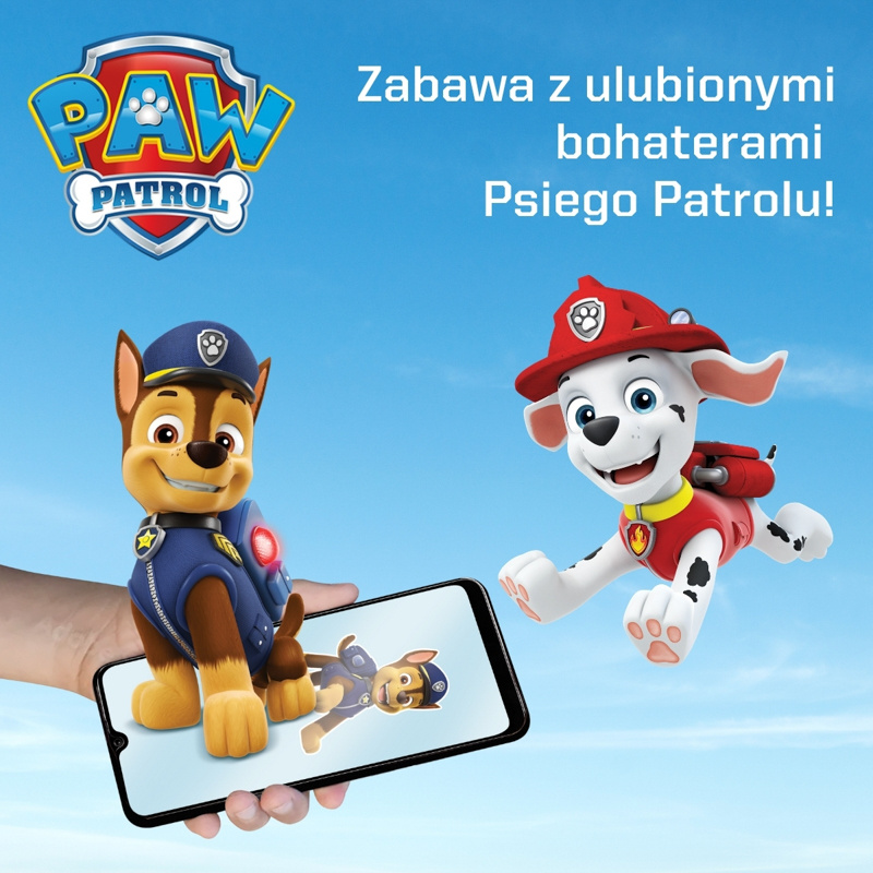 HoloToyz Naklejki AR Psi Patrol – bohaterowie