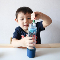 Butelka sensoryczna DIY, różowa, Jellystone Designs, OUTLET